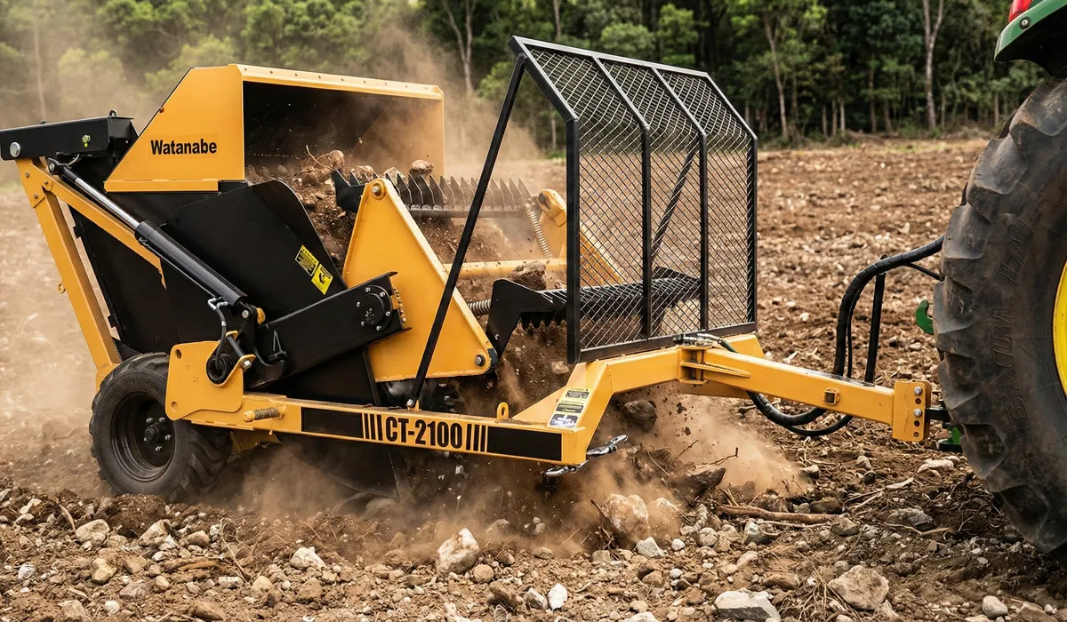Rock Picker Machine