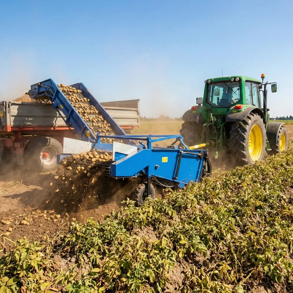 Tractor Potato Digger