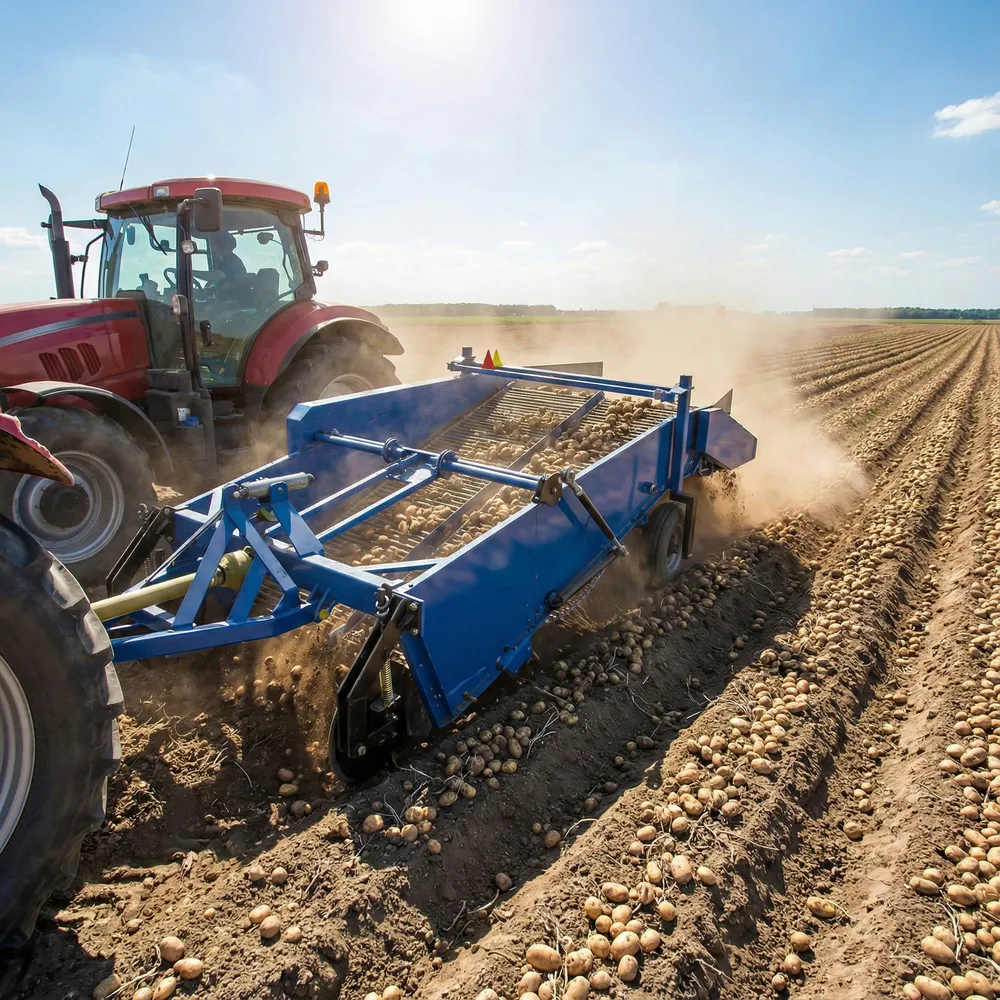 Colhedora de Batatas de 2 Fileiras