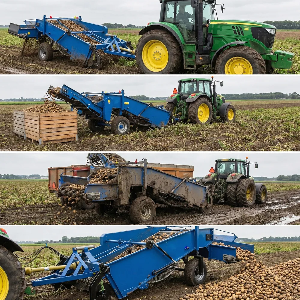 Máquina de cavar batatas