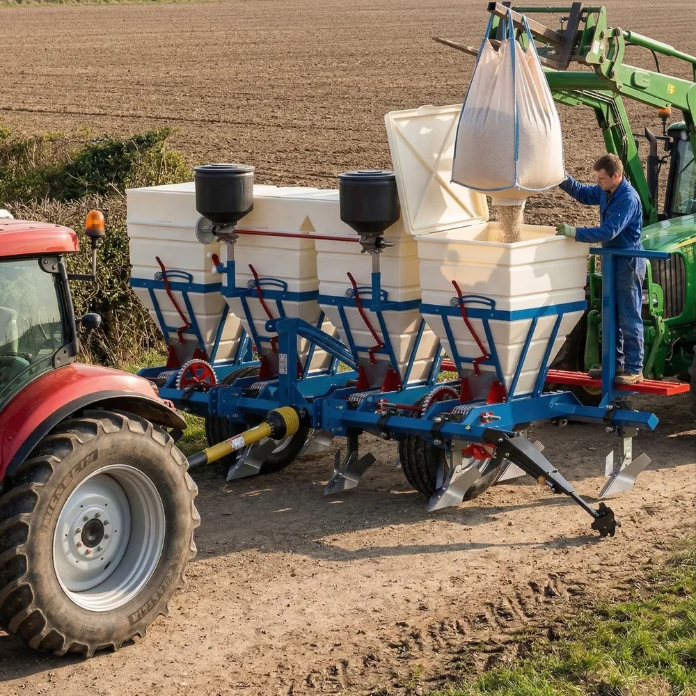 Distribuidor de fertilizantes para trator