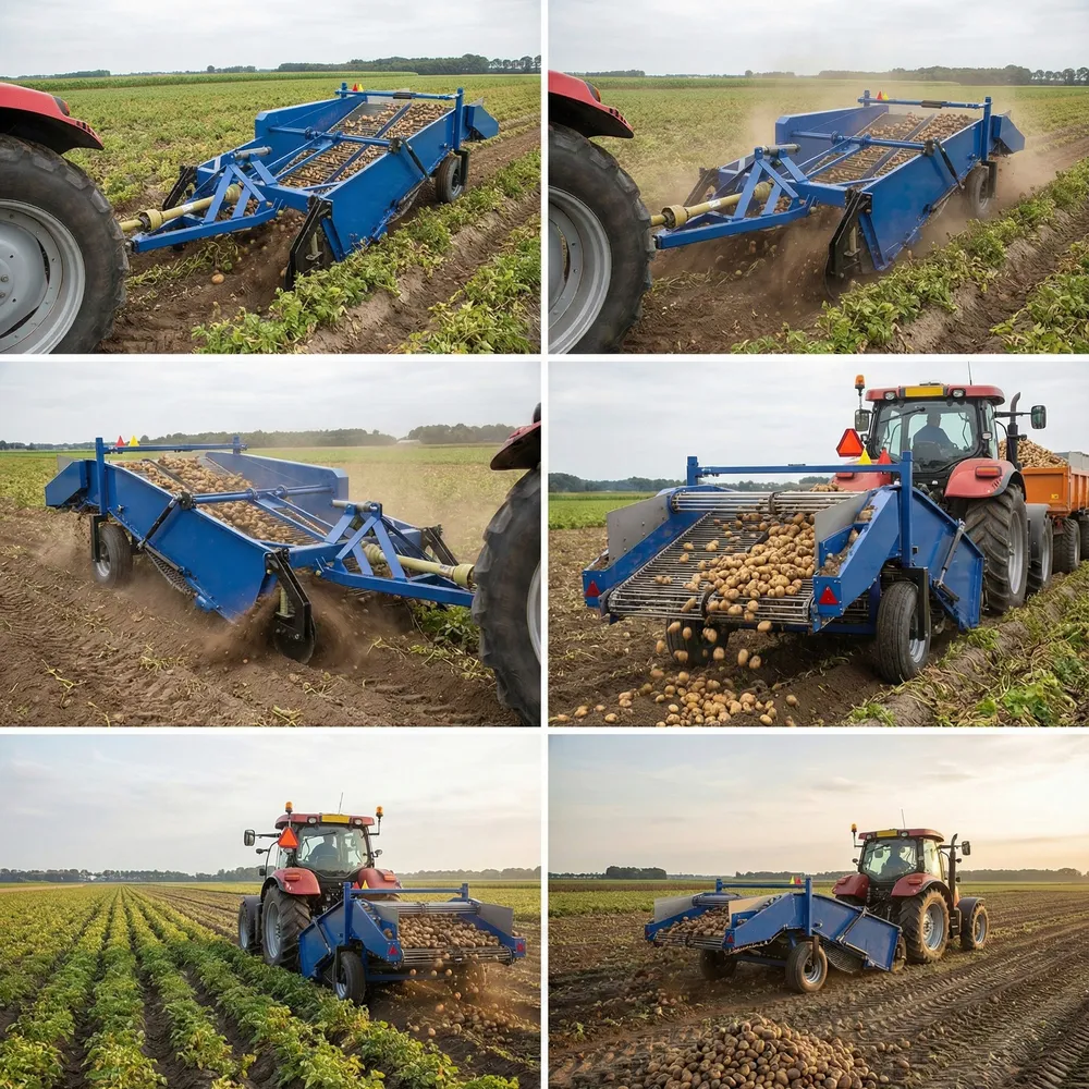 Colhedora de Batatas Trator