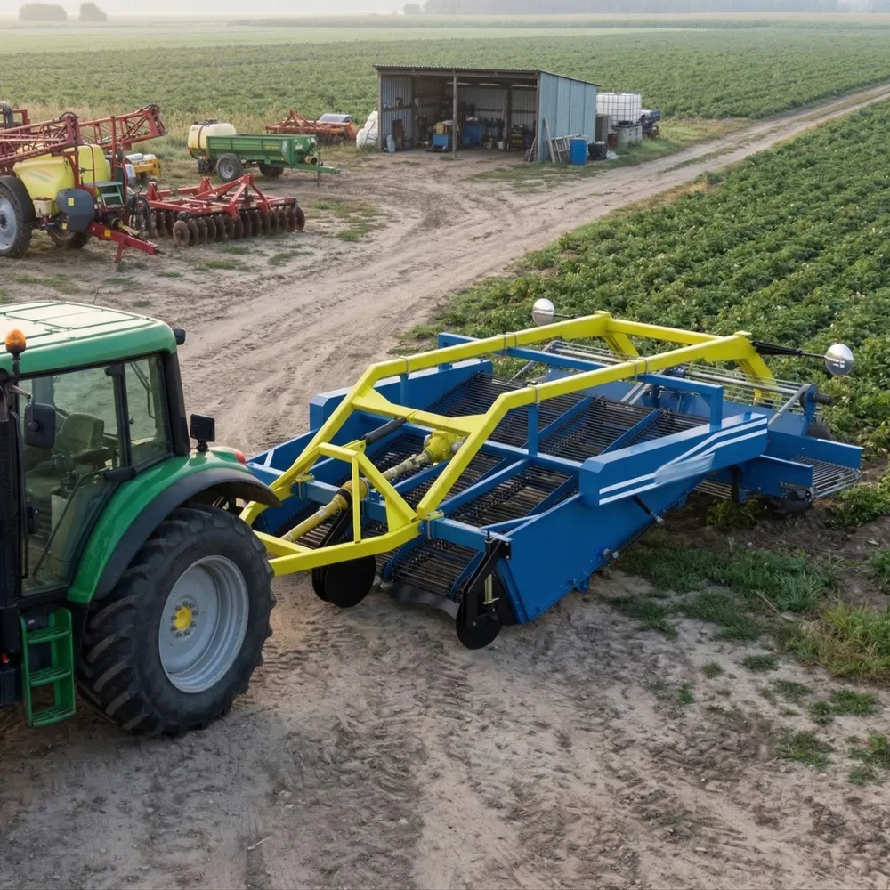 Colhedora de Batatas Trator