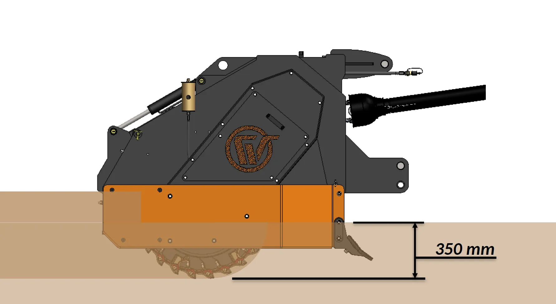 THOR 2235 Stone Crusher Crushing Depth