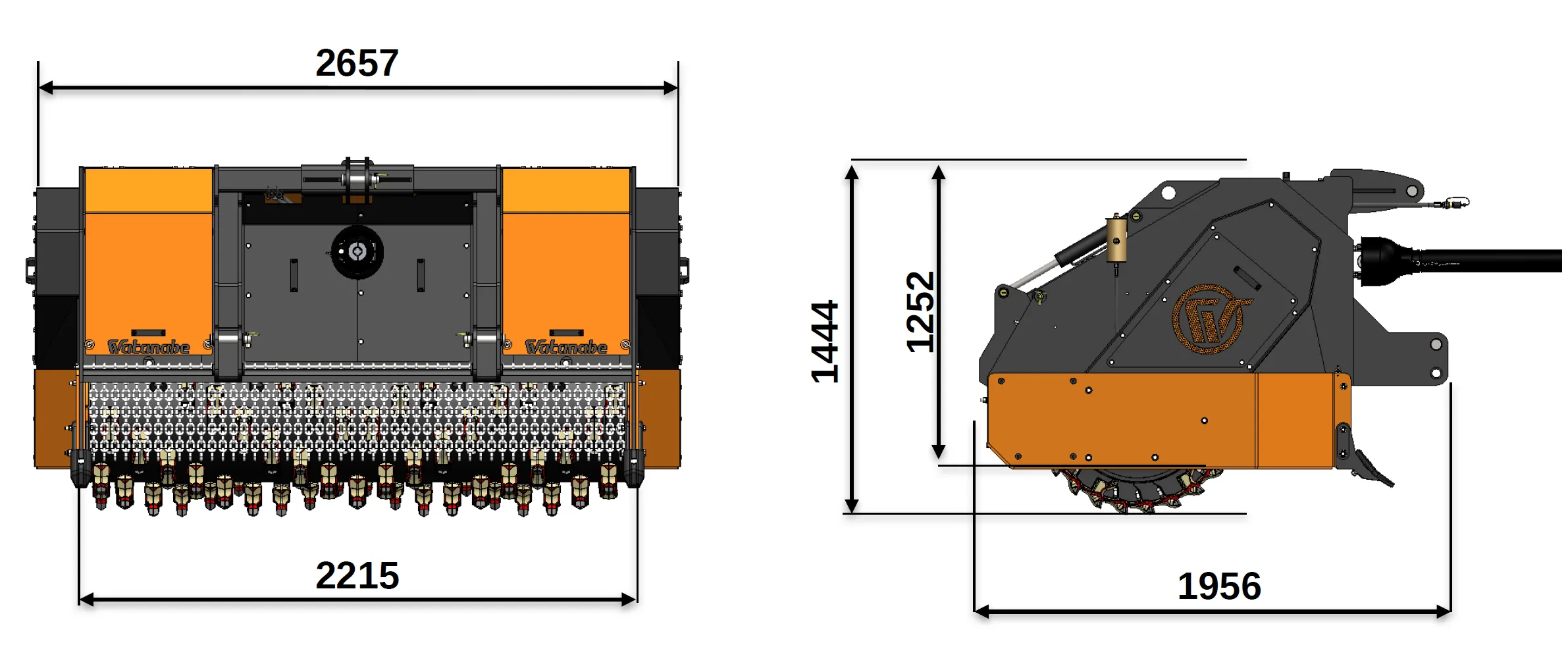 THOR 2235 Stone Crusher Dimensions